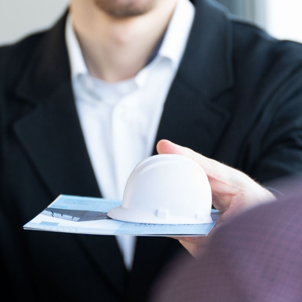 Bauhelm, weiß, one size