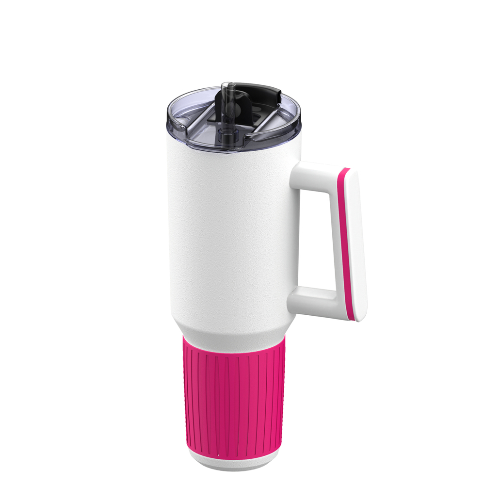Thermobecher RETUMBLER-myKINGS CANYON 900 - magenta, weiß