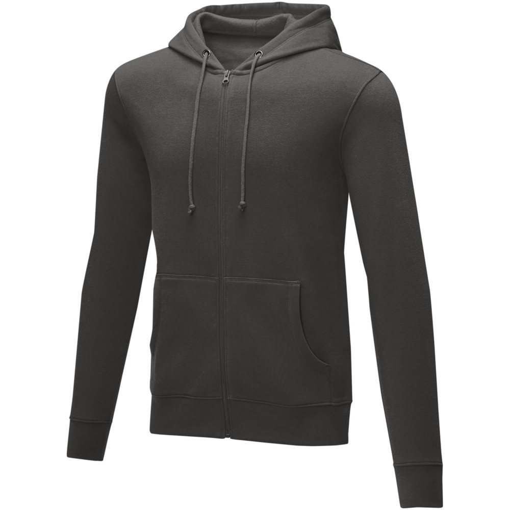 Charon Herren Kapuzenpullover mit Reißverschluss - storm grey