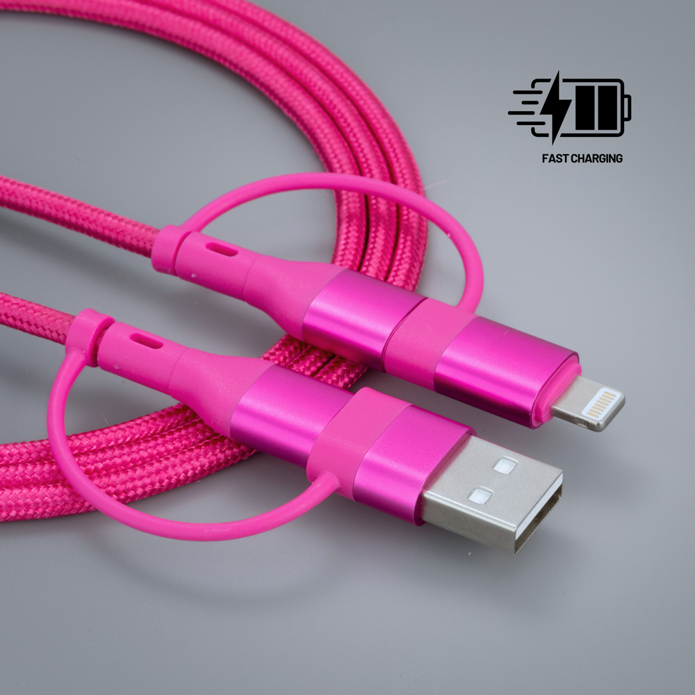 Opti Color Lade- und Datenkabel - rosa