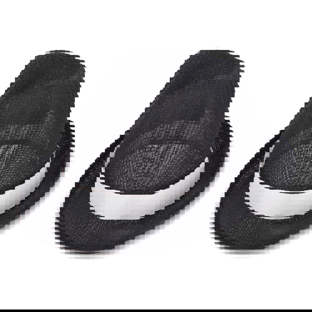 Polyestermütze mit band - schwarz