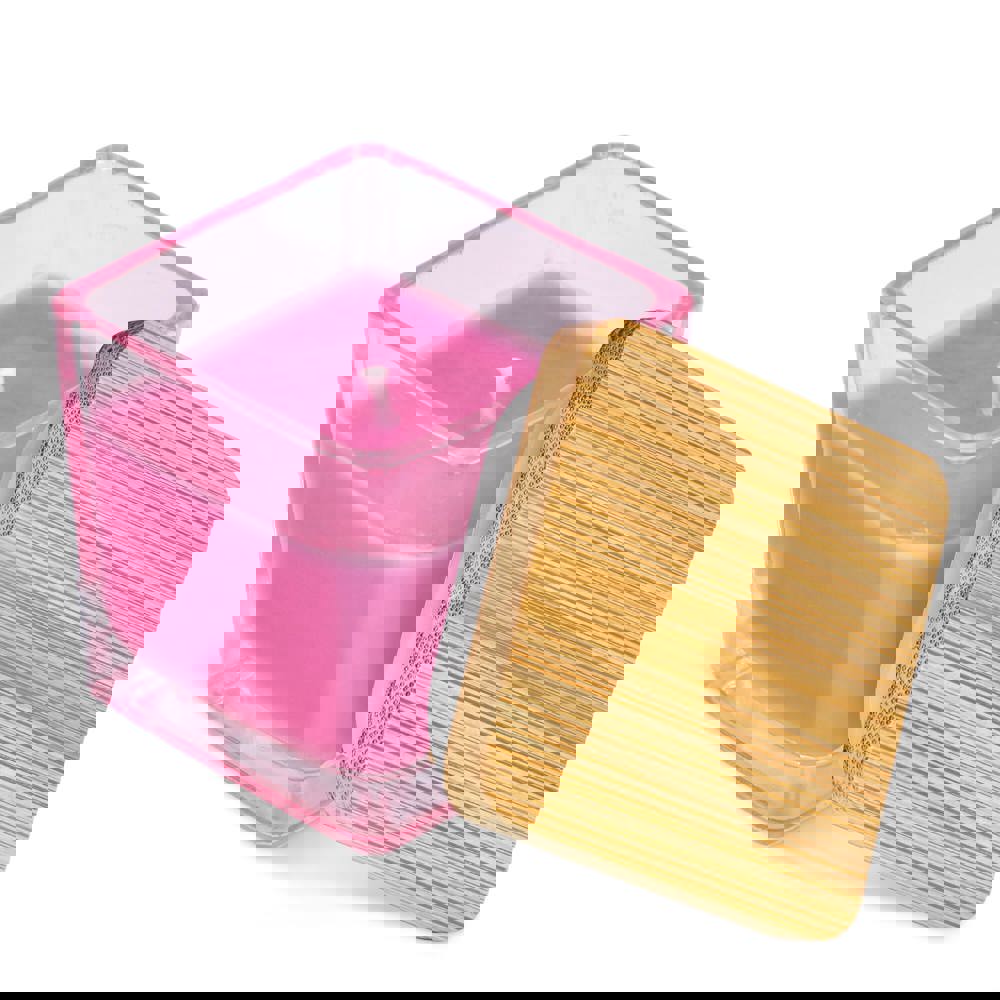 Chakra Kerze auf pflanzlicher Basis im Glasgefäß