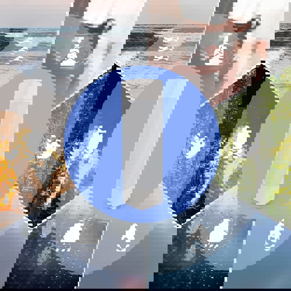 Xoopar Aura White Noise Lautsprecher aus recyceltem Kunststoff