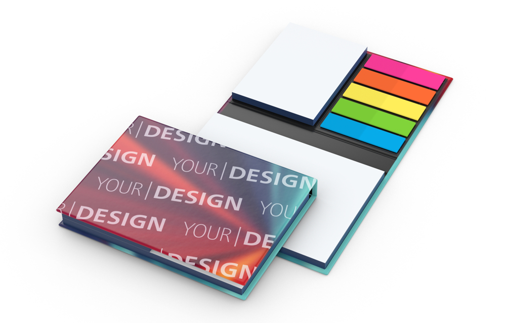 Haftnotiz-Set London, matt, blau