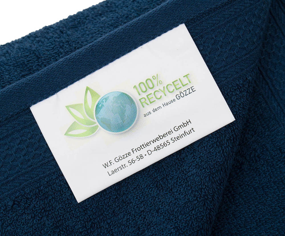 Frottierserie aus recycelten Materialien