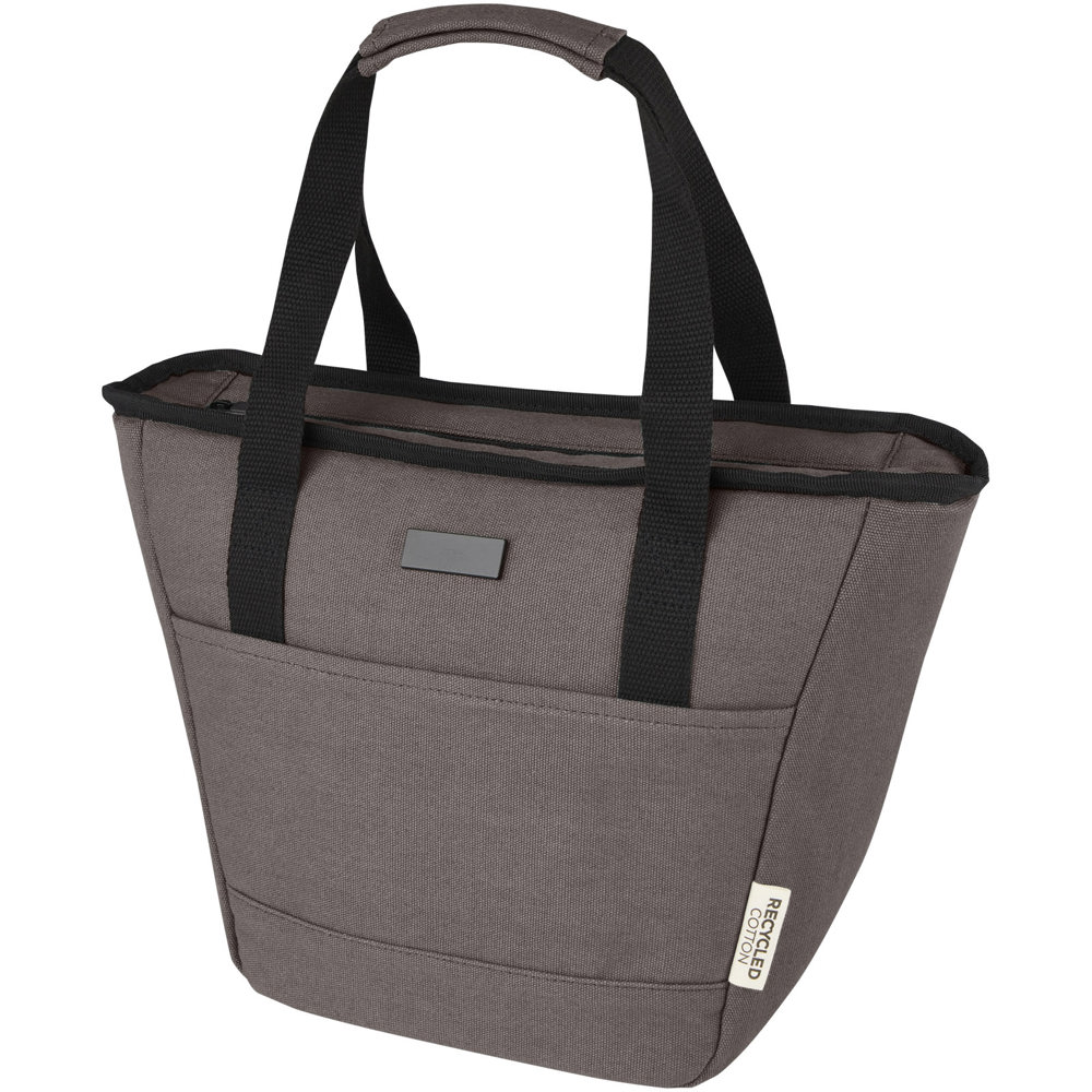Joey GRS-recycelte Canvas Lunch Kühltasche 6 L für 9 Dosen - Grau
