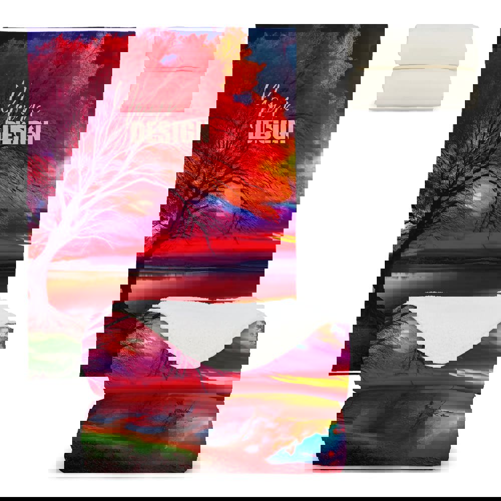 Sherpa-Fleece-Decke OEKO-TEX®  Sublimation 130 x 170 cm 510 g/m²