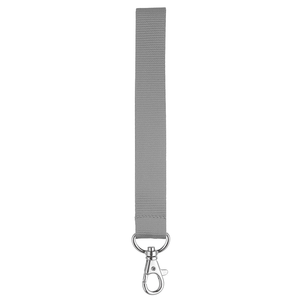 Kurz-Lanyard mit Standardkarabiner, - Dunkelgrau (ca. Pantone CG8C)