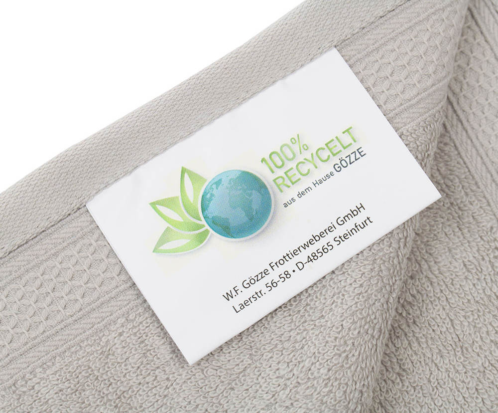 Frottierserie aus recycelten Materialien