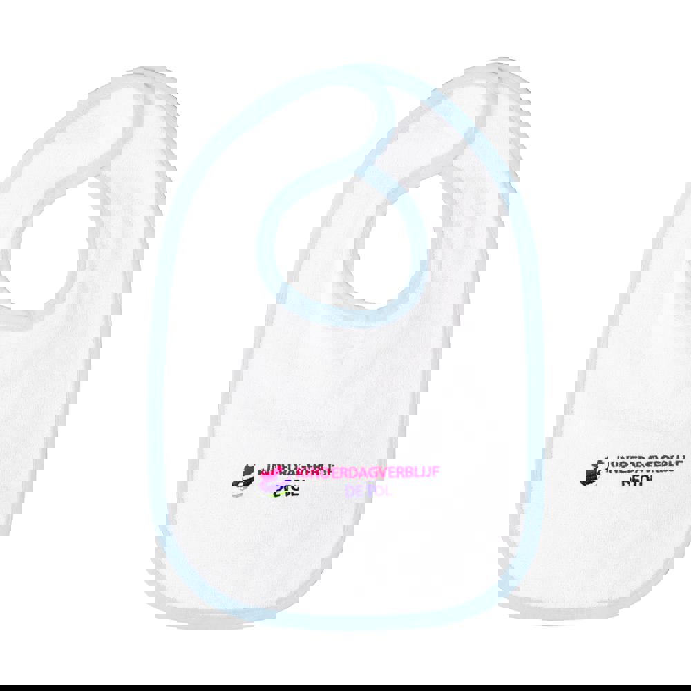 Lätzschen - Weiß/Hellblau