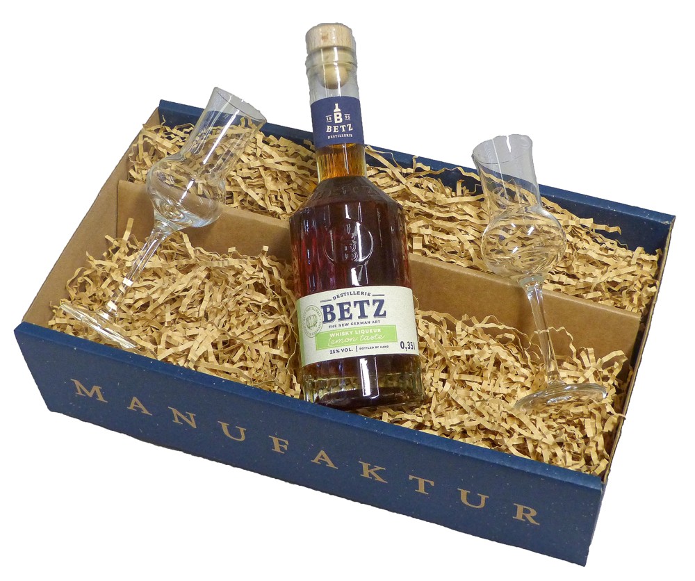 Präsentset "Whisky-Likör Lemon Taste", 0,35 l