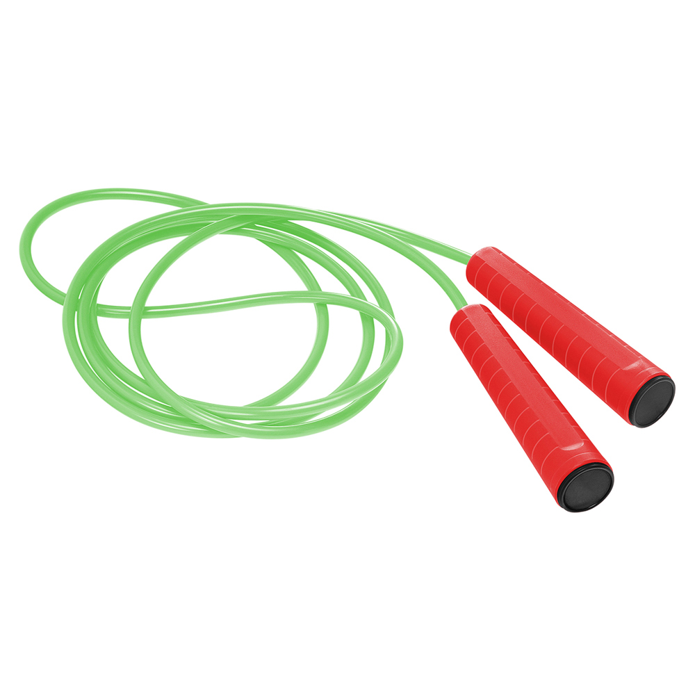 Springseil - rot/schwarz/neongrün