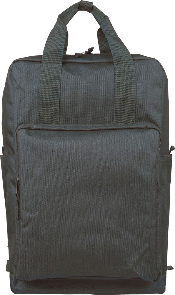 Recycelter Rucksack aus Polyester (900D) Amalia - grau
