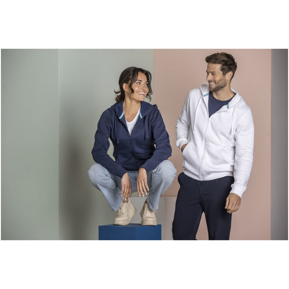 Ruby Hoodie mit durchgehendem Reißverschluss aus Bio-Material für Herren