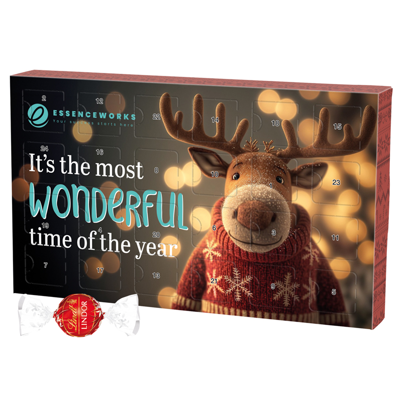 Adventskalender Eco L, LINDOR Michkugeln
