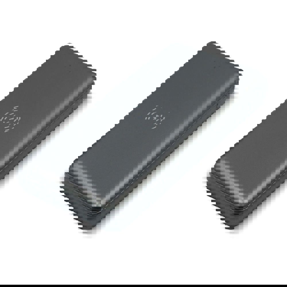 Elite Powerbank inkl. Wireless-Charger 8000mAh - Gun metal - dark