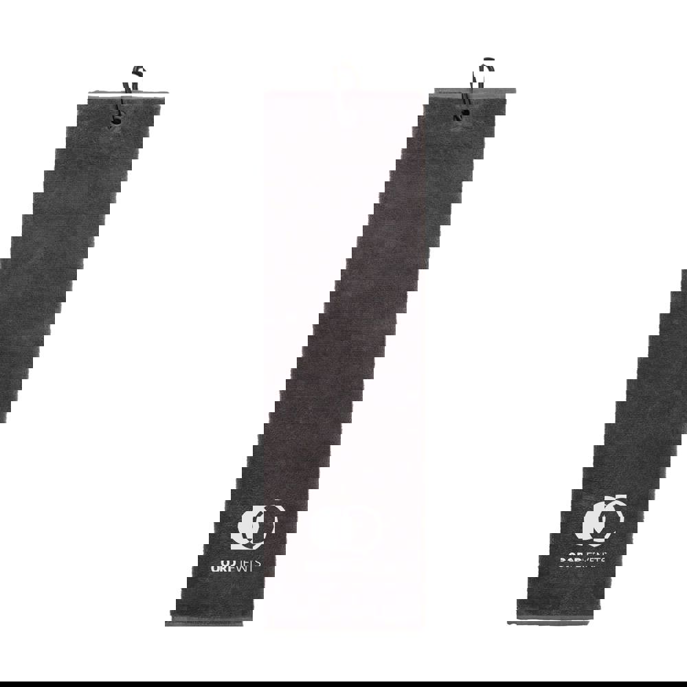 Golfhandtuch - dunkel grau