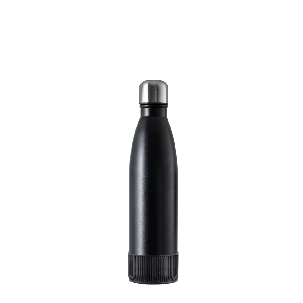 Thermotrinkflasche RETUMBLER-NIZZA - schwarz, silber