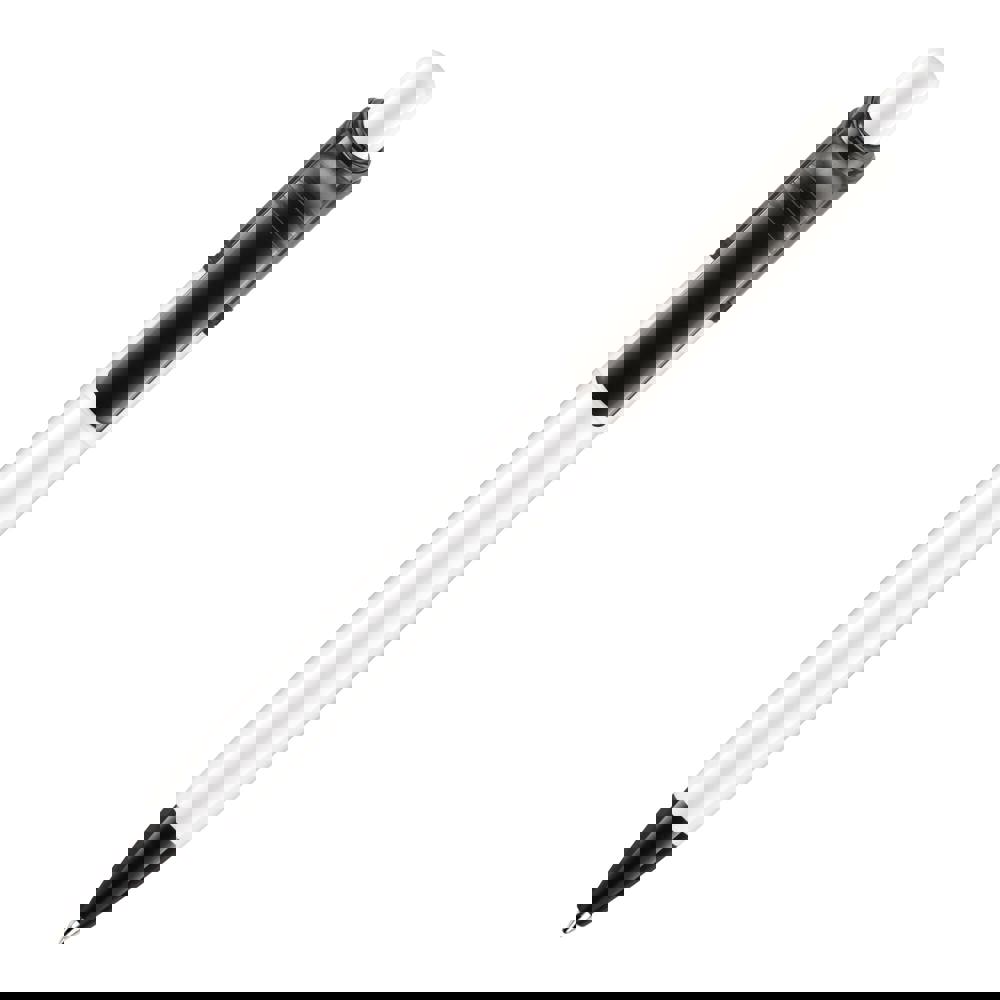 Kugelschreiber Ducal Colour hardcolour - Weiss / Schwarz