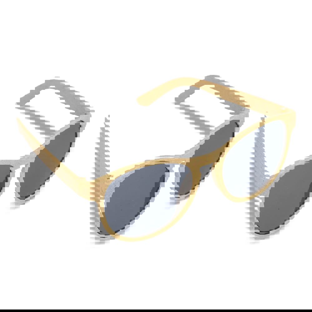 Sonnenbrille Weizenstroh Erde UV400 - Gelb