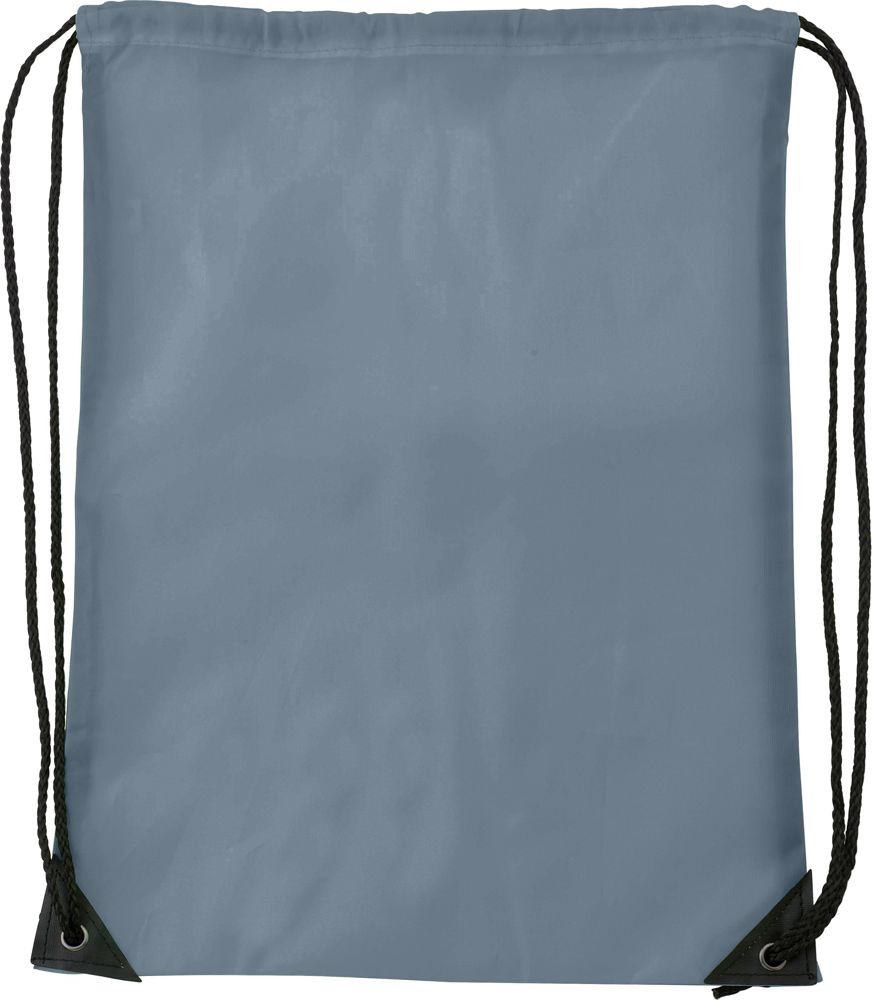 Turnbeutel aus Polyester Steffi - grau