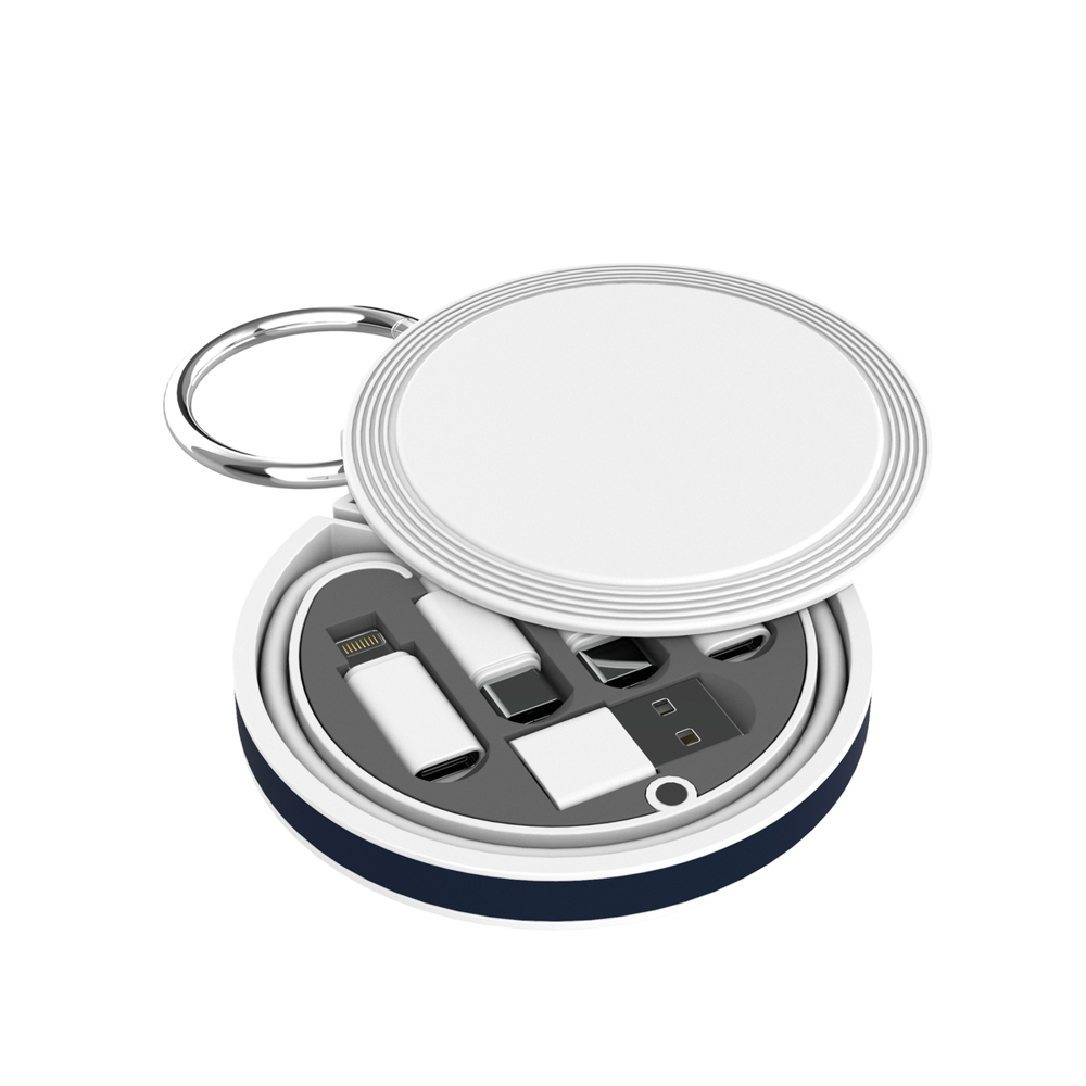 6-in-1 Ladekabel REEVES-myCONVERTICS - weiß, marineblau