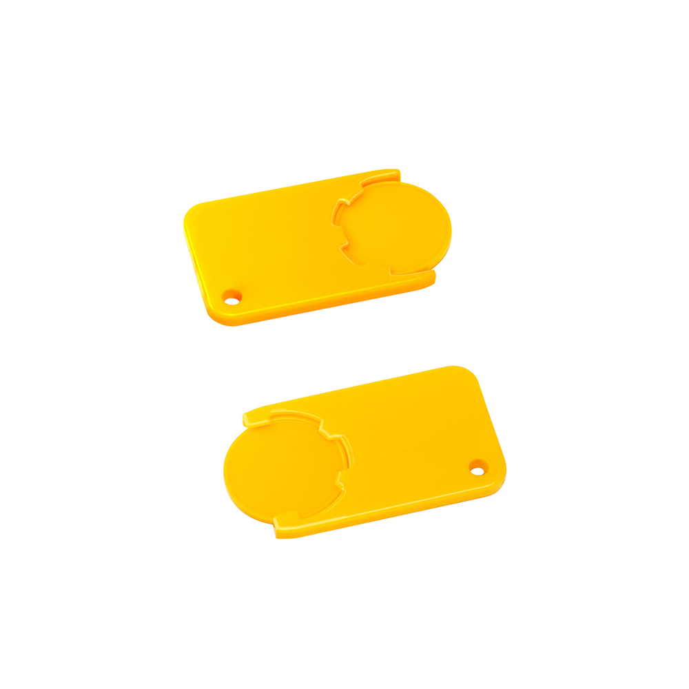 Chiphalter mit 1€-Chip "Beta" - gelb/gelb