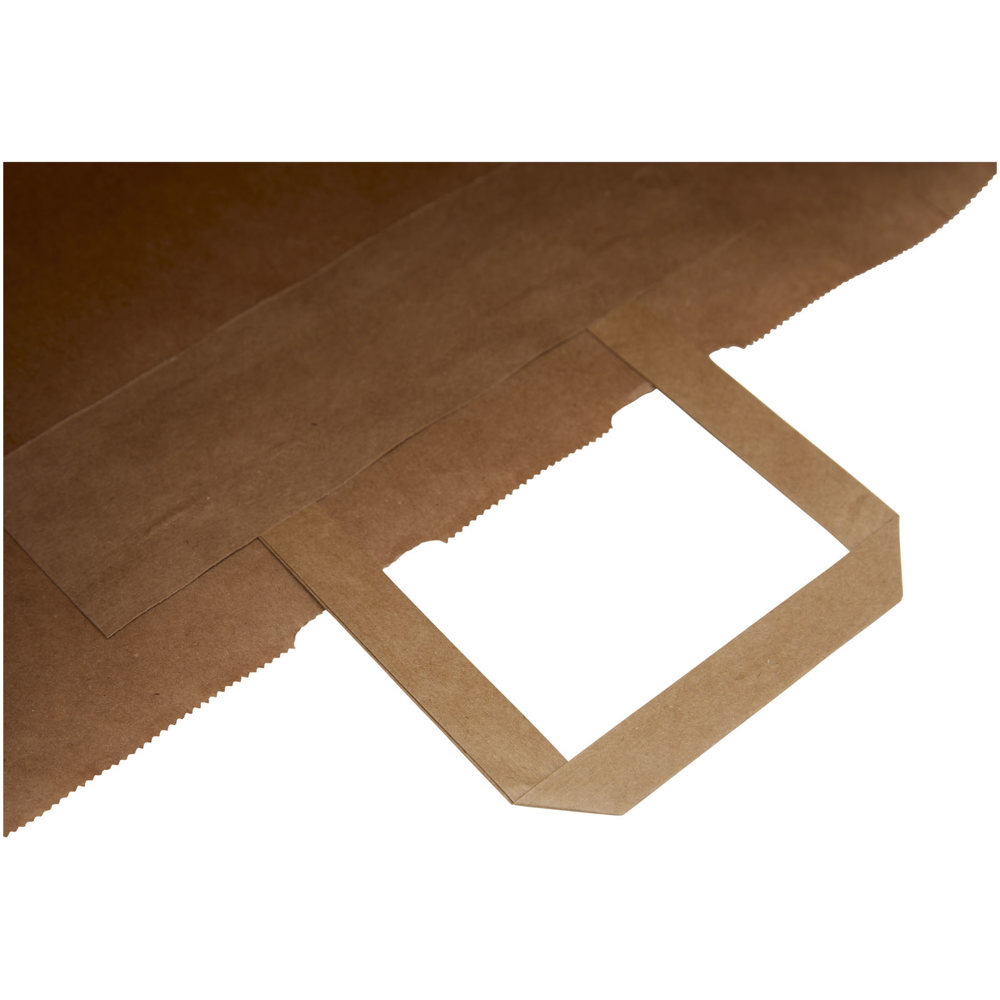 Kraftpapiertasche 80-90 g/m² mit flachen Griffen – 34 × 20 × 35 cm