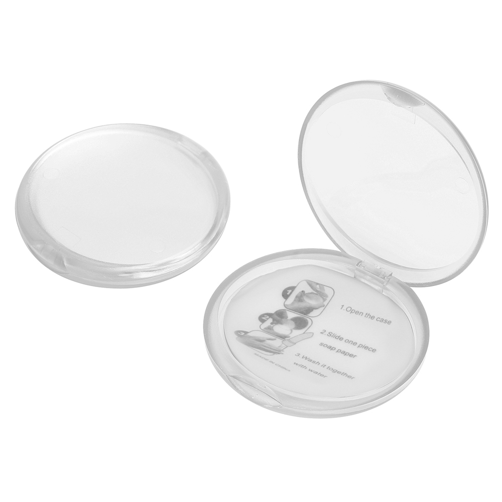 Seifendose - gefrostet glasklar