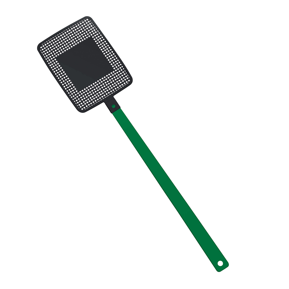 Fliegenklatsche "Rechteck" - grün/schwarz