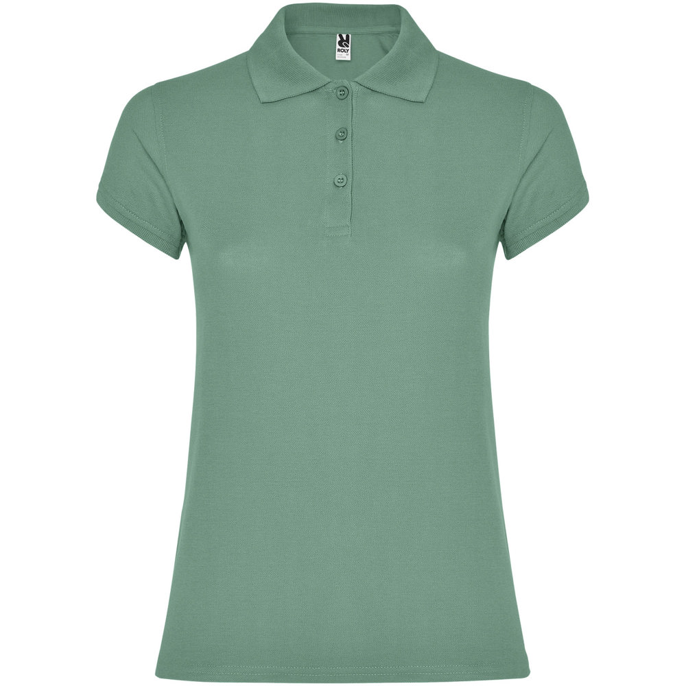 Star Poloshirt für Damen - dunkelminze
