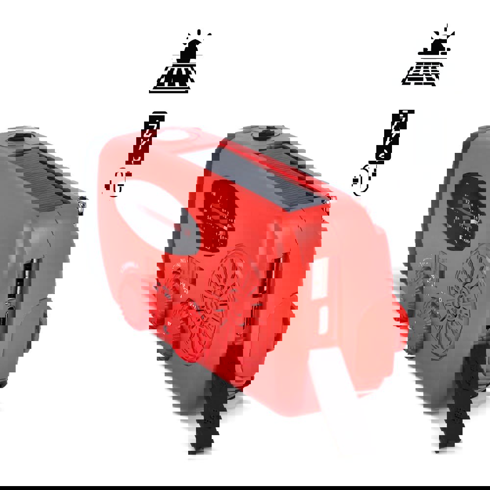 SafeSound Notfallradio mit Solar und Handaufzug