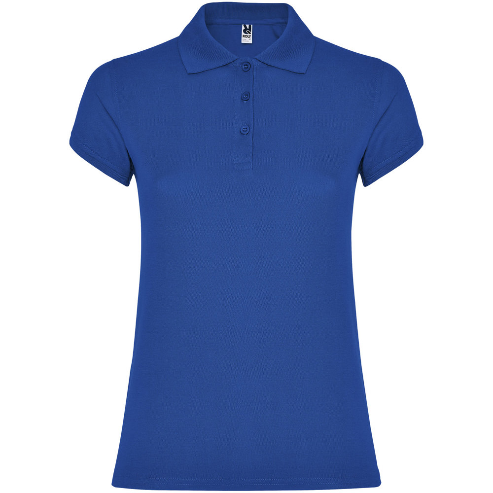 Star Poloshirt für Damen - royalblau