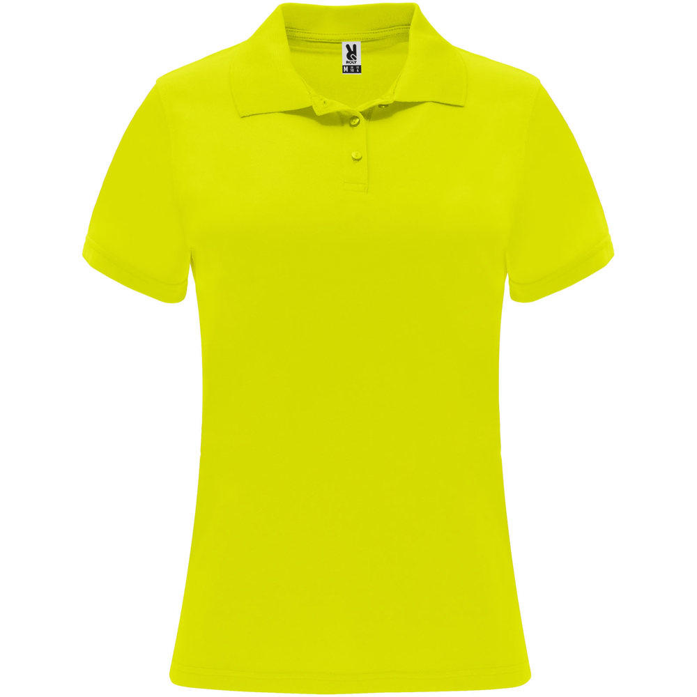 Monzha Sport Poloshirt für Damen - fluorgelb