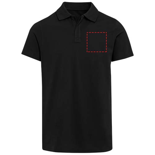 Graphite Kurzärmeliges Poloshirt aus 180 g/m² Bio Baumwolle (OCS), unisex