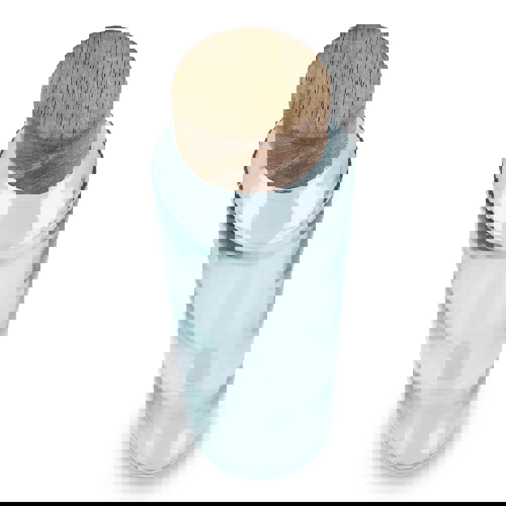 InSideOut Recycelte Glaswasserflasche ReuuZ mit Holzverschluss 650 ml