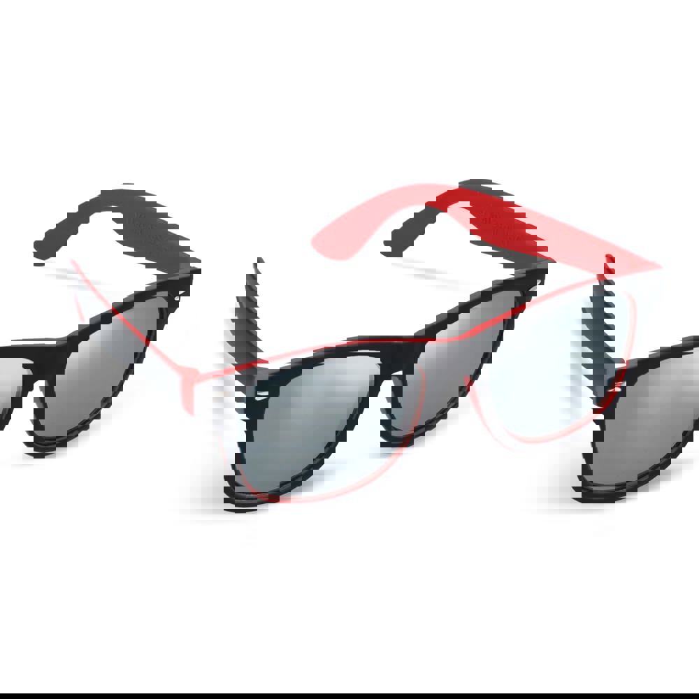 Sonnenbrille Tate Spiegel Glas UV400 - Rot