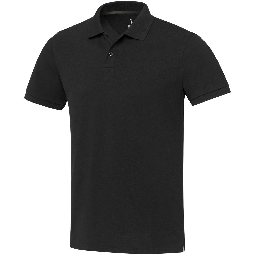 Emerald Aware™ Polo Unisex aus recyceltem Material - schwarz