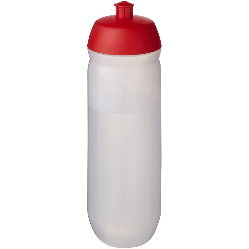 HydroFlex™ 750 ml Squeezy Sportflasche - rot, transparent weiss