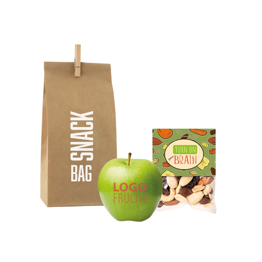 LogoFrucht Power Snack Bag - Grün - silber