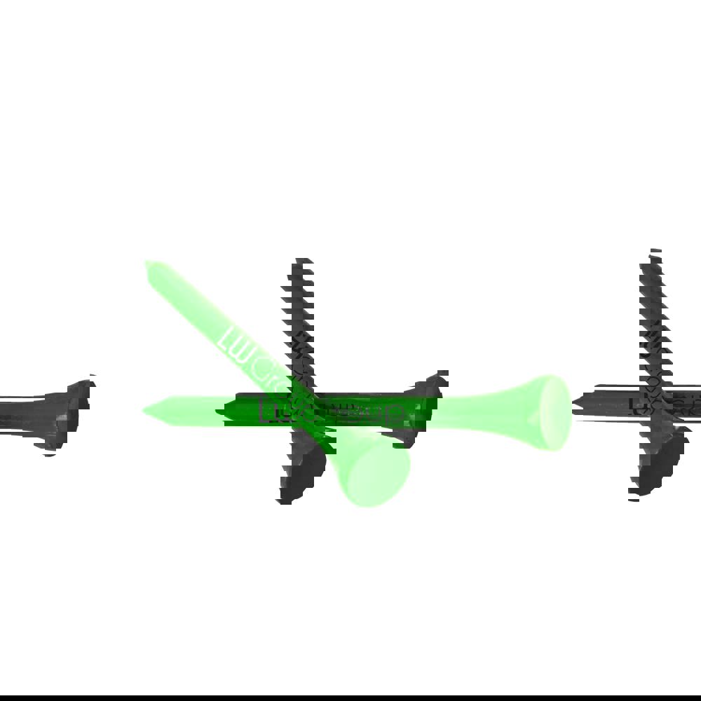 Tee aus Bambusholz 70 mm - Hellgrün