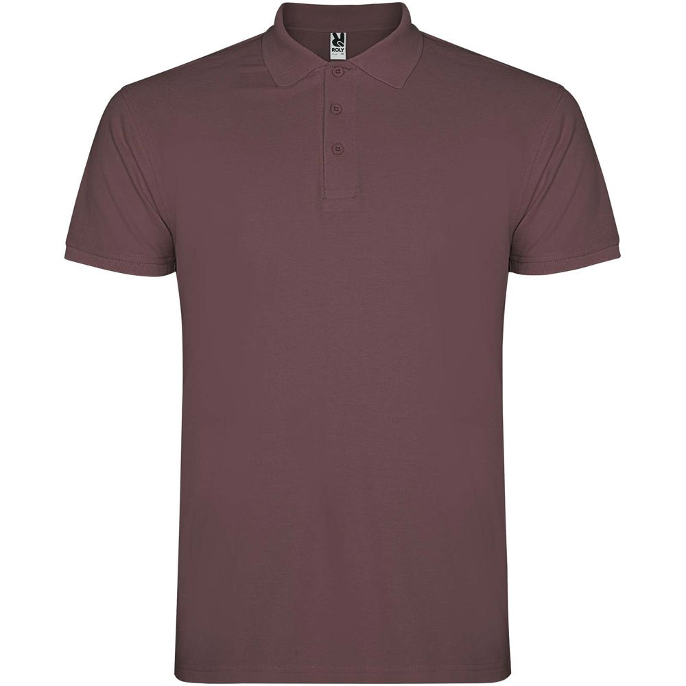 Star Poloshirt für Herren - blassrot