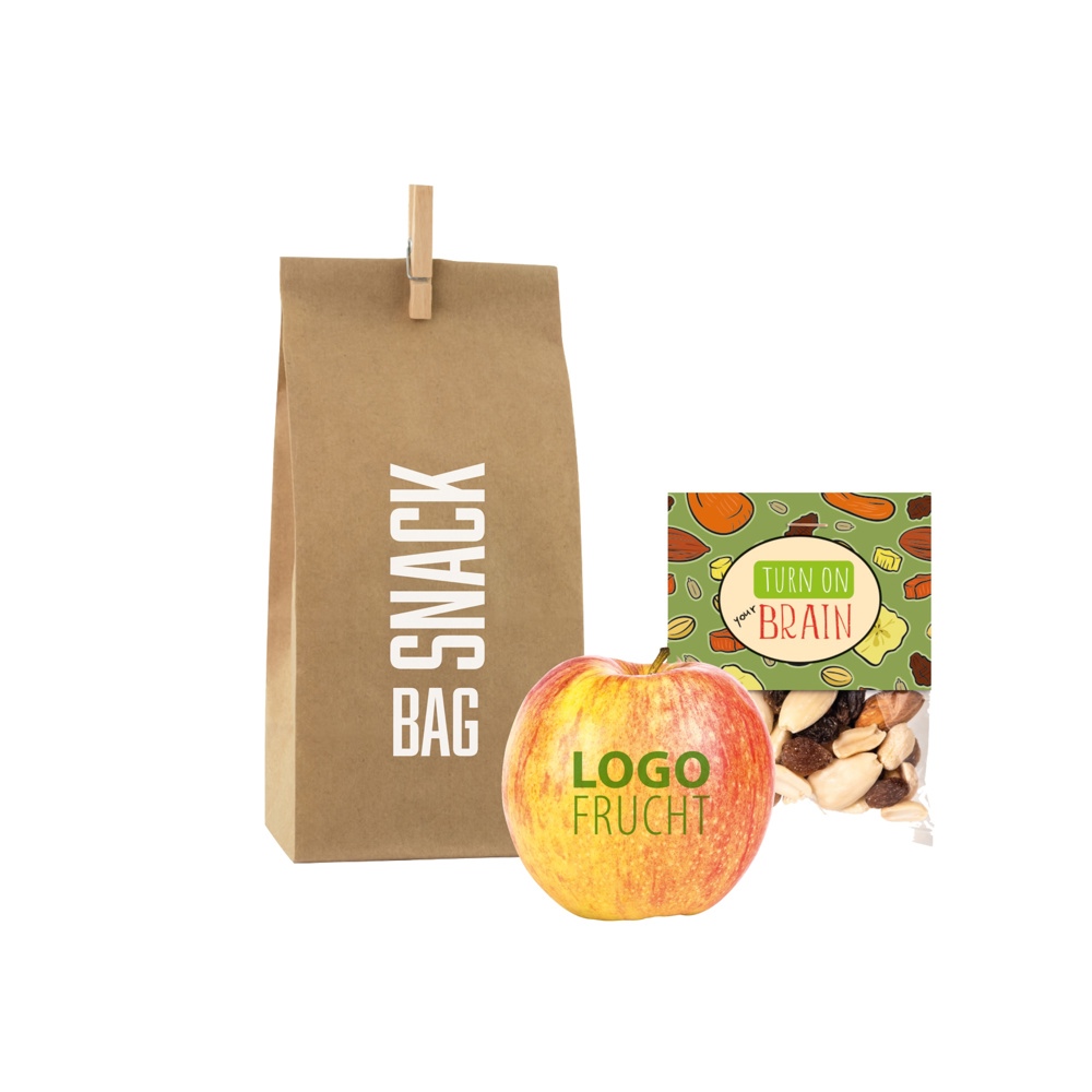 LogoFrucht Power Snack Bag - Rot - grau