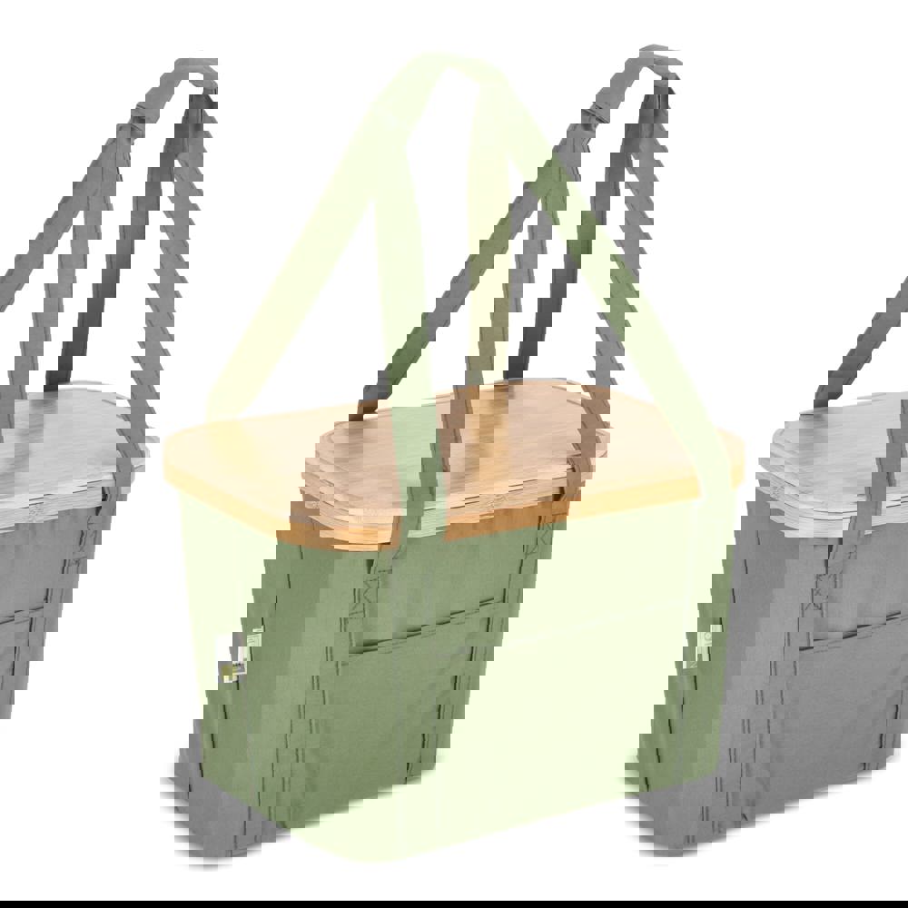 InSideOut faltbar (Kühlung) Korb Sogne 38 x 26 x 25cm rPET - Olivgrün