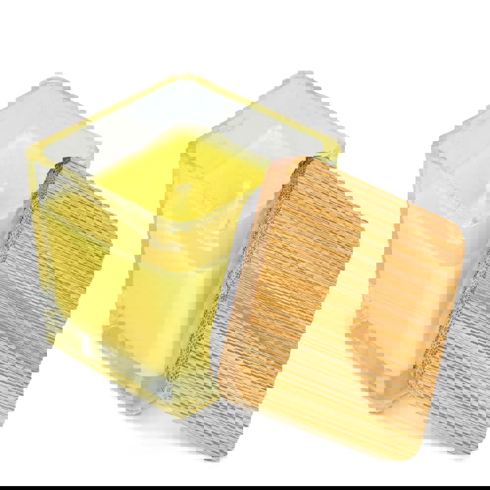Chakra Kerze auf pflanzlicher Basis im Glasgefäß
