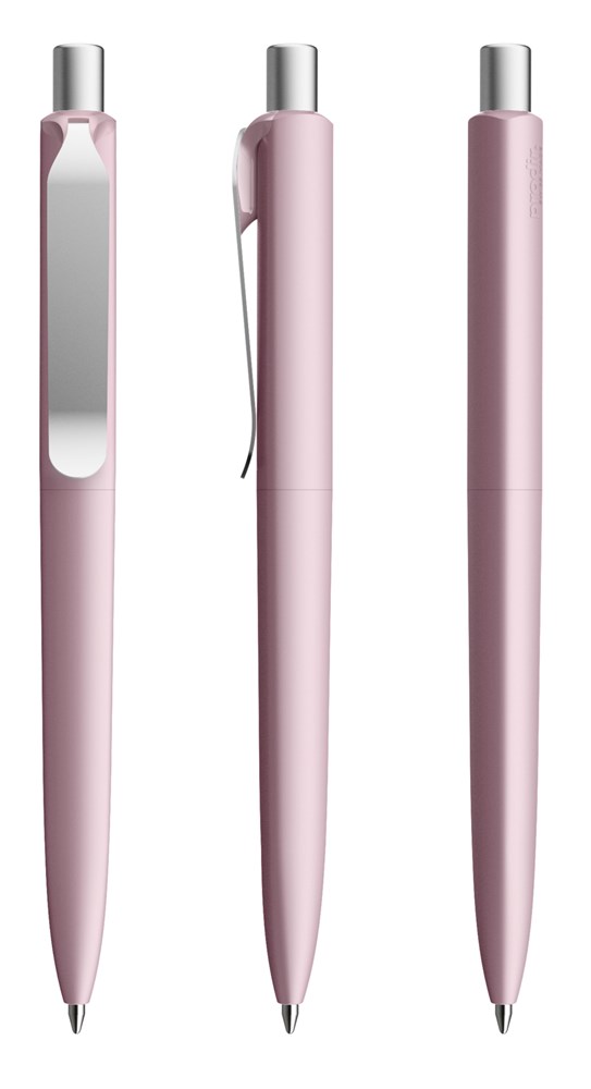 Prodir DS8 PSR Soft Touch Metal Clip - Rose Soft Touch