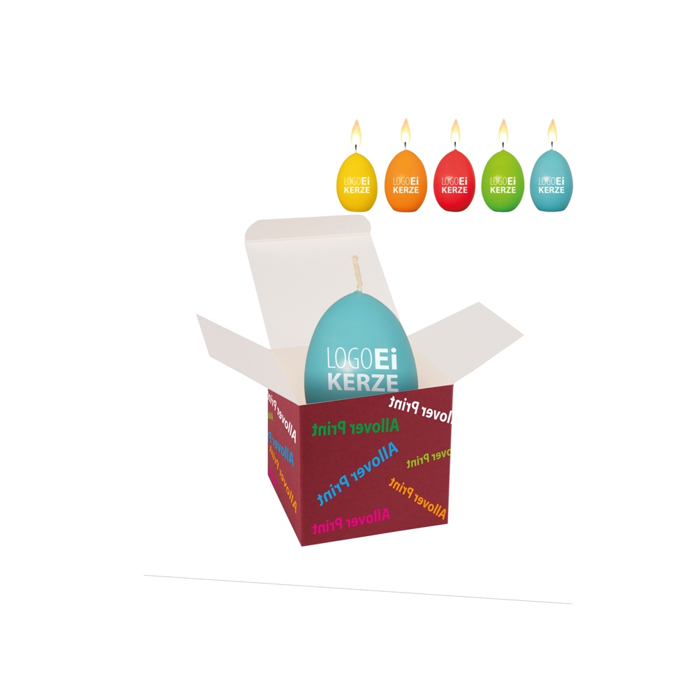 ColorBox LogoEi Kerze - mehrfarbig