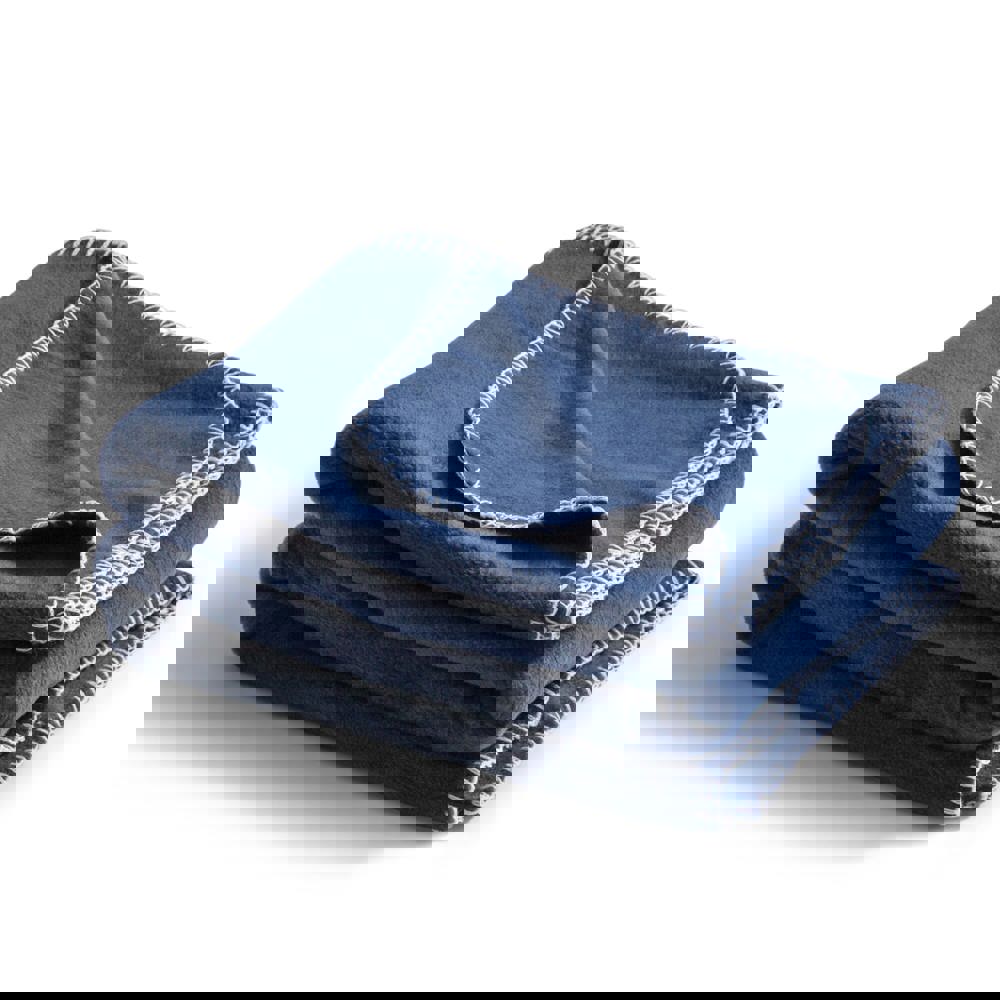 Nightingale Fleecepläd 130x170 cm - Dunkelblau