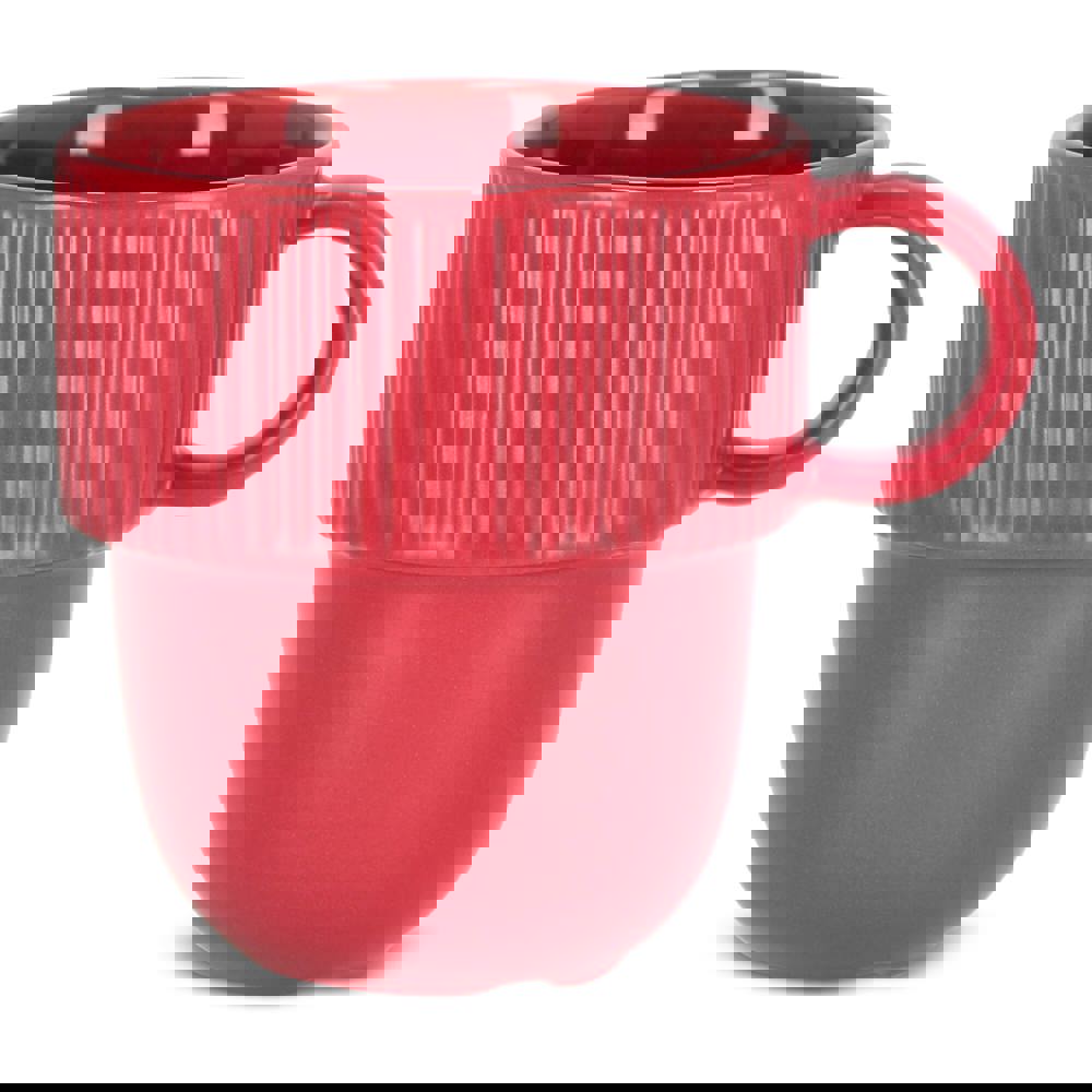 Sagaform Inka Becher mit Ohr 270ml - rot