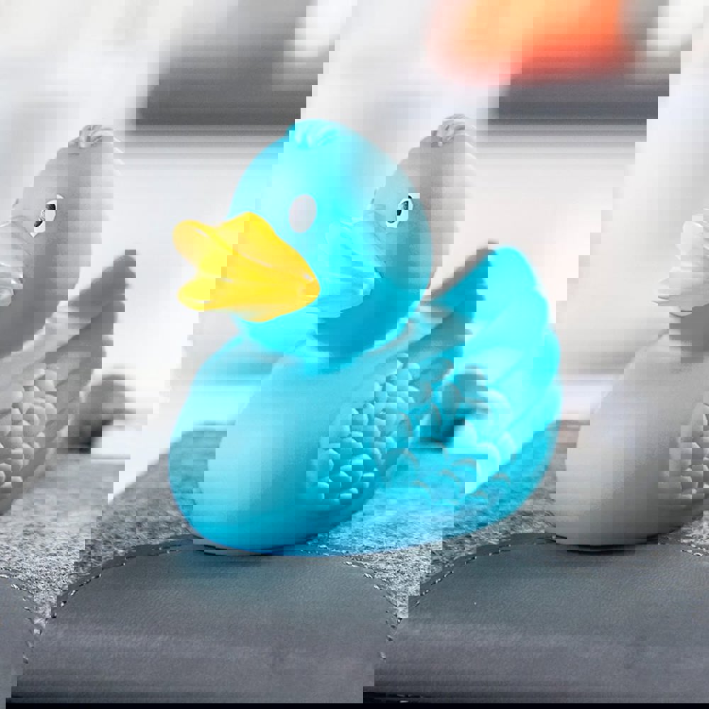 Quietsche-Ente, türkis, 7,5 cm